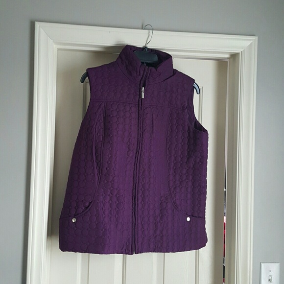 Quilted zip-up Vest