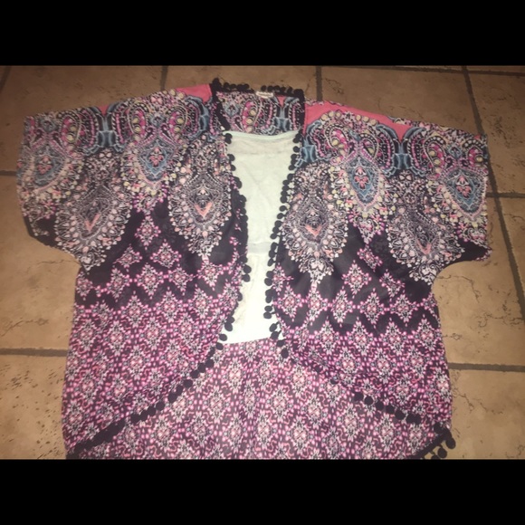 Colorful cardigan