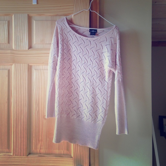 Long sleeved sweater dress