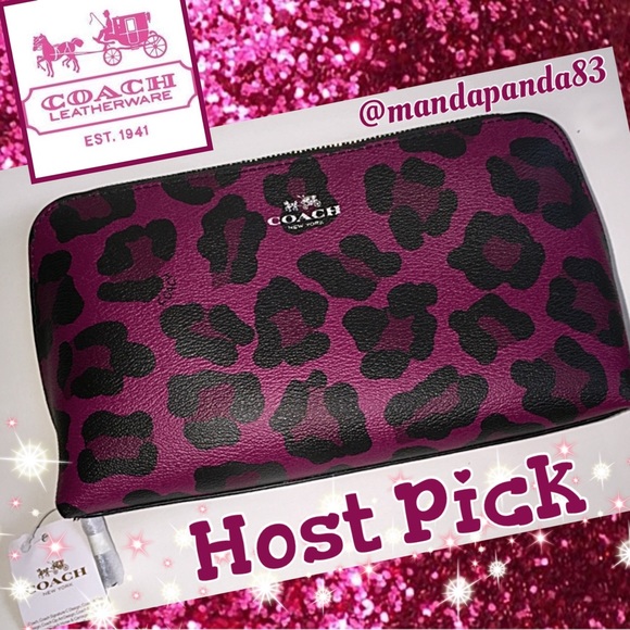 Coach Handbags - HP 1/10💖 Ocelot Makeup Case💖lauras_boutique