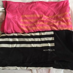 Pair of manga scarves