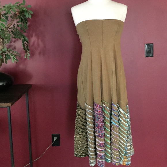 Blue Sky Dresses & Skirts - Blue Sky strapless Dress Boho Style