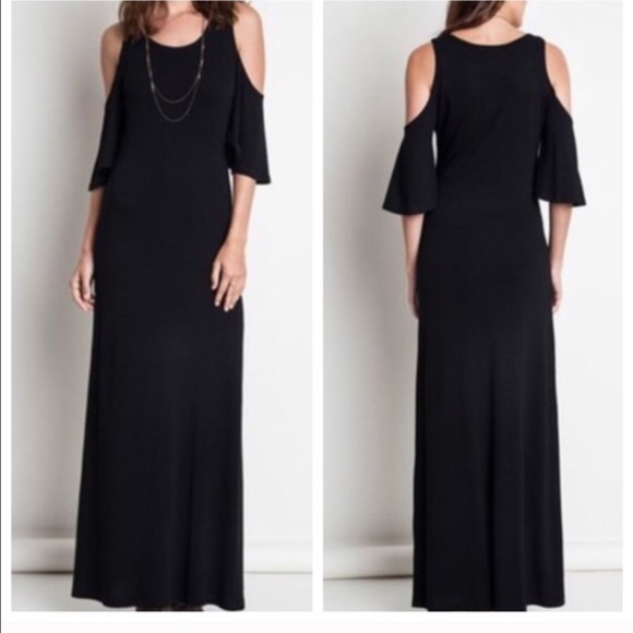 Dresses & Skirts - Cold shoulder maxi dress 1 HOUR SALE