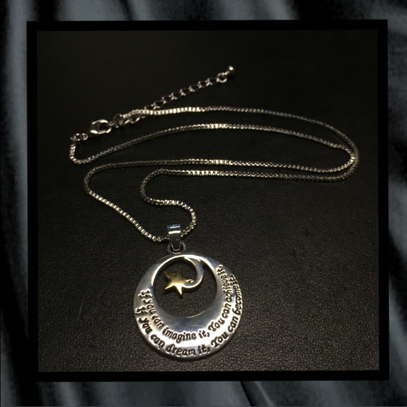 New Silver Inspirational Necklace - Picture 3 of 3