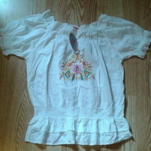 Cotton boho blouse.