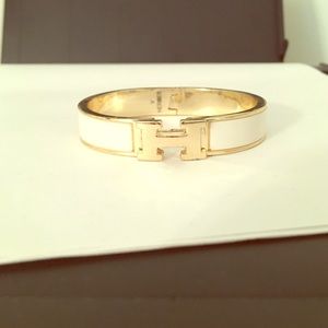 H clic clac enamel bracelet