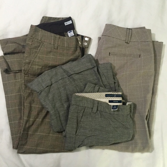 3 for 1 GAP & New York Co. plaid pants bundle - Picture 1 of 4