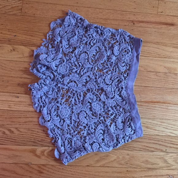 Free people lace shorts
