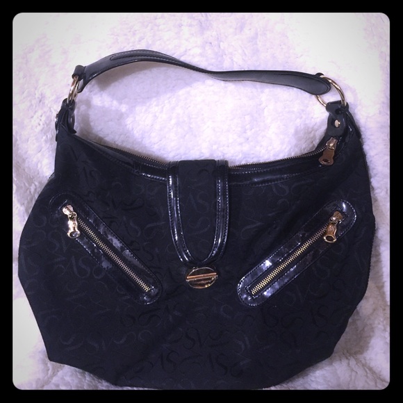 Black hobo purse