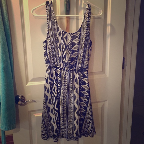 NWT Francesca's collection black/white dress - Picture 1 of 3