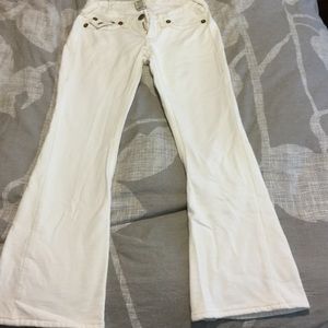 True Religion White Jeans/Pants - Size 28