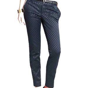 Banana Republic Checkered Jacquard Pants