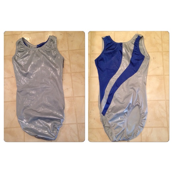 Motion wear Other - Blue and silver/blue gymnastics leotard!