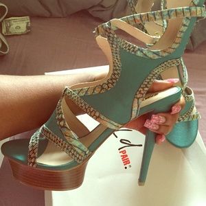 High heels.