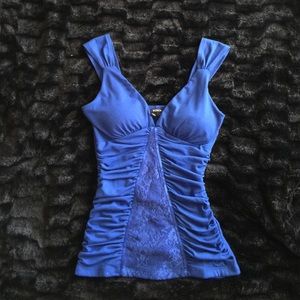 Blue xoxo top with padding