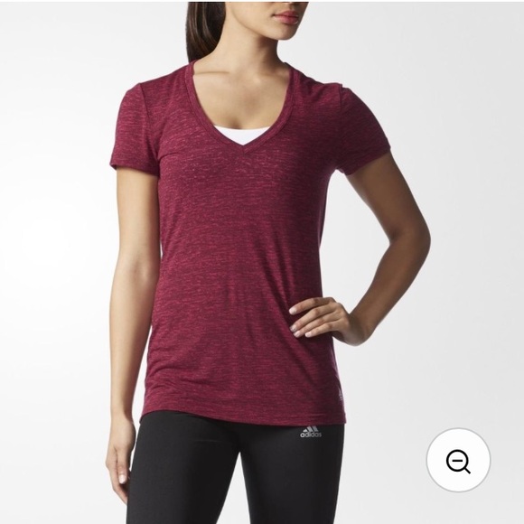 Burgundy Adidas Shirt