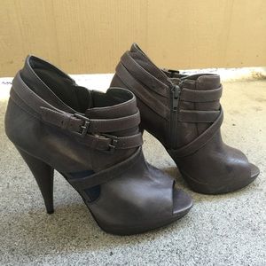 Aldo peep toe booties - Worn twice!