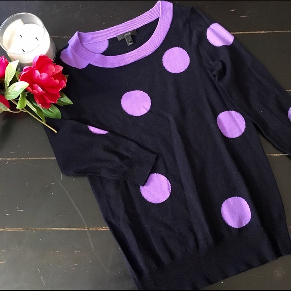 JCrew Dot Sweater