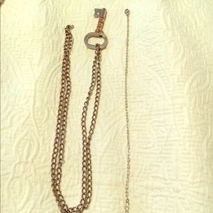 Key necklace and anklet