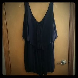 Navy blue romper
