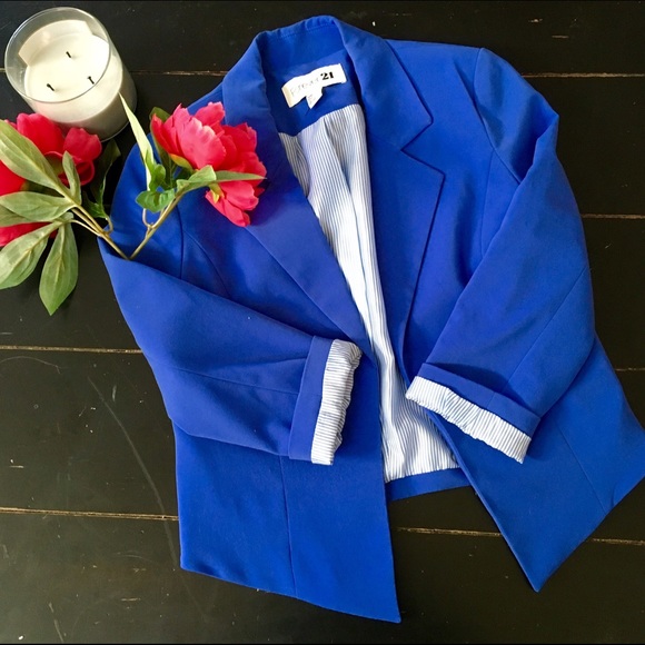 Blue Forever21 Blazer