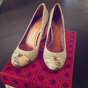 Tory Burch Linen Pumps - Size 5.5