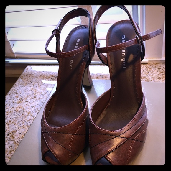 Madden Girl Women's Pasadina Pump, Brown Paris, 9M