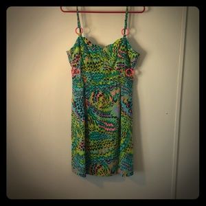 Colorful cut out dress!