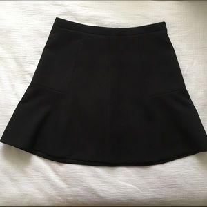 Classic Black J. Crew Skirt with Flare