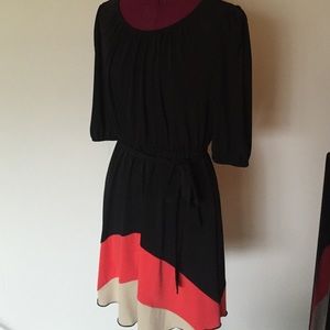 Cold shoulder mod style dress