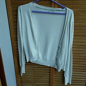 Aeropostale white cardigan