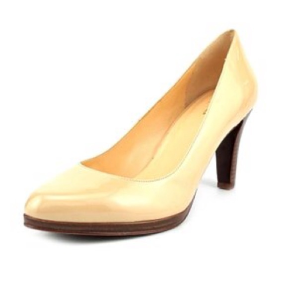Nude Cole Haan patent heels