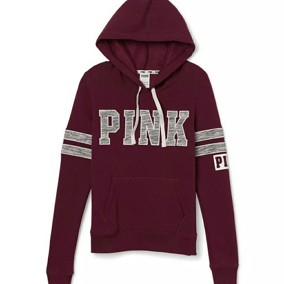 **SOLD**NWT Victoria's Secret Pink Maroon Pullover