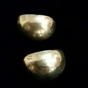 Vjntage silver clip on earring