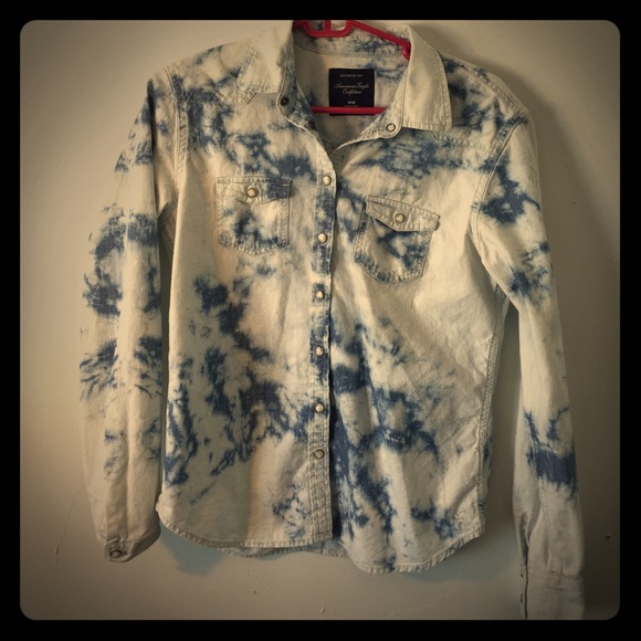 Cute American eagle button up! - Picture 1 of 3