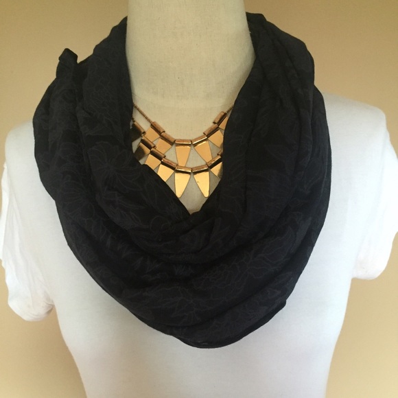 Navy infinity scarf