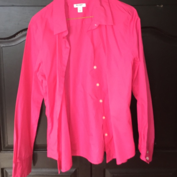 Pink Old Navy button down