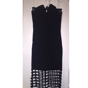 Black fitted beautiful tube top dress❤️