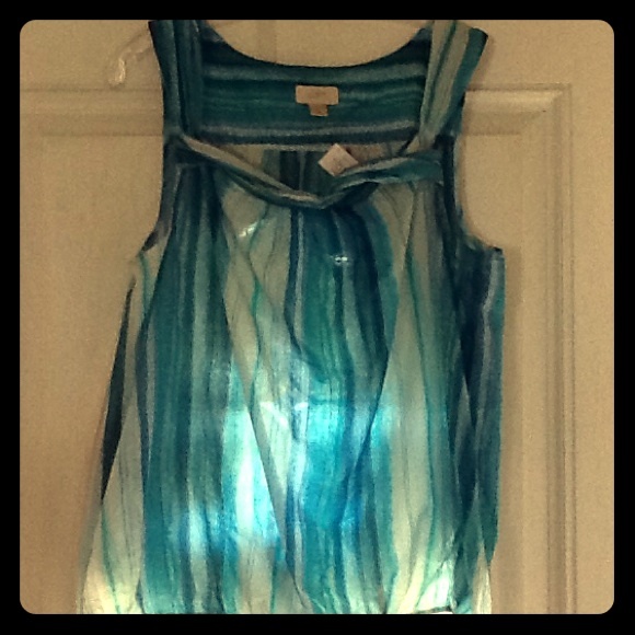 Brand new sleeveless Loft top!