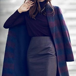 Fall 2015 Ann Taylor Faux Leather Pencil Skirt 6