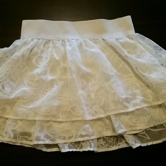 White skirt