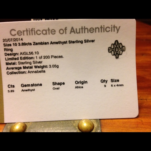 Amethyst ring - Picture 2 of 2