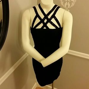 Arden B Black Bandage dress XS NWT
