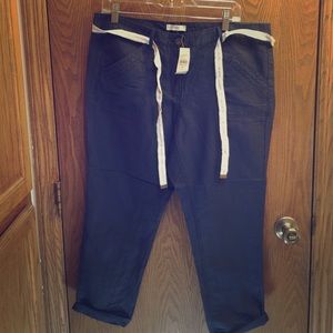 Loft gray khakis 12 petite