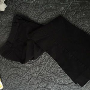 Gap mid weight stretch pants in black