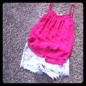 Favorite pink tank!