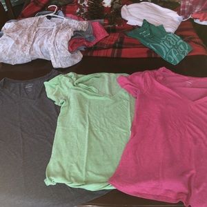 Old Navy vintage V neck tees