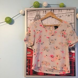 Floral Chiffon Top
