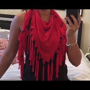Red Scarf/Wrap