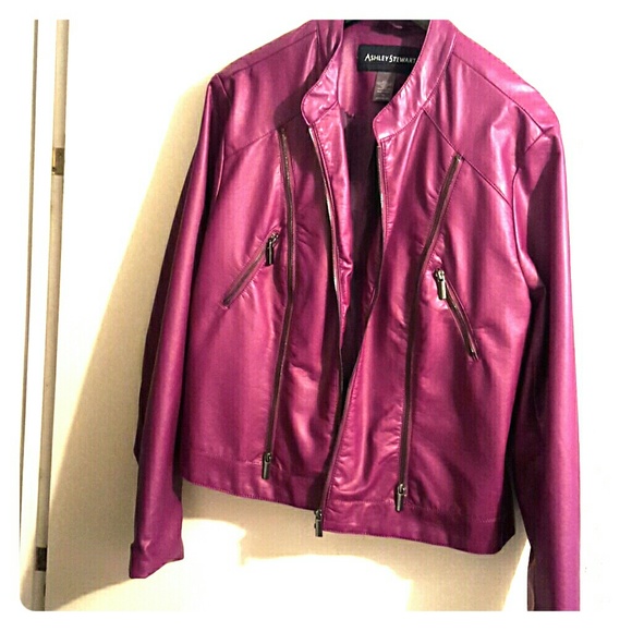 Faux leather jacket